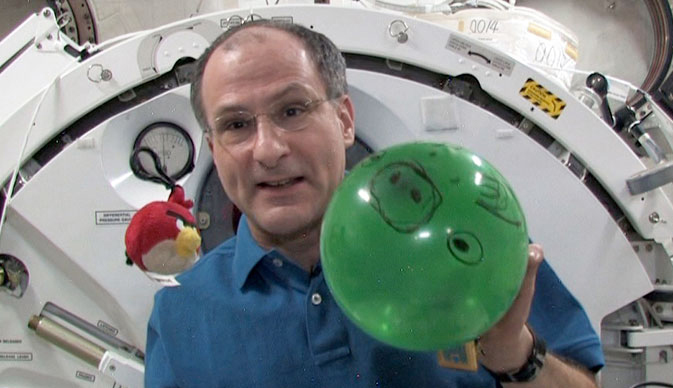Astronaut Launches Angry Birds, in Game and on Space Station
